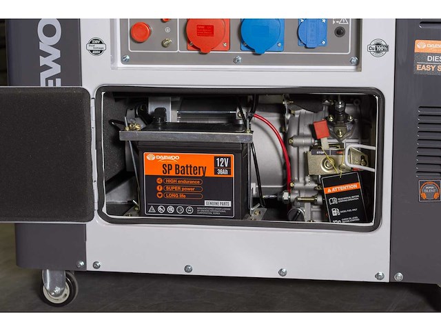 Daewoo - 2026 - ddae10500dse-3g - stroomgenerator 8.1kva - afbeelding 13 van  16
