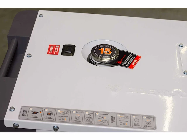 Daewoo - 2026 - ddae10500dse-3g - stroomgenerator 8.1kva - afbeelding 7 van  16