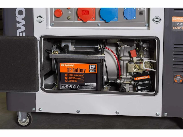 Daewoo - 2026 - ddae10500dse-3g - stroomgenerator 8.1kva - afbeelding 10 van  16