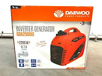 Daewoo - 2026 - gda2500is - inverter generator 2200w 8.7a - afbeelding 2 van  10