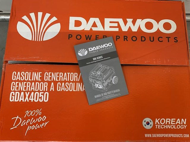 Daewoo - 2026 - gdax4050 - stroomgenerator - afbeelding 11 van  12