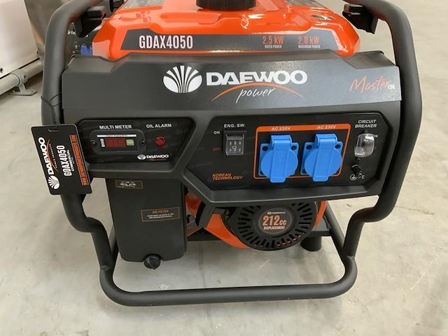Daewoo - 2026 - gdax4050 - stroomgenerator - afbeelding 6 van  12