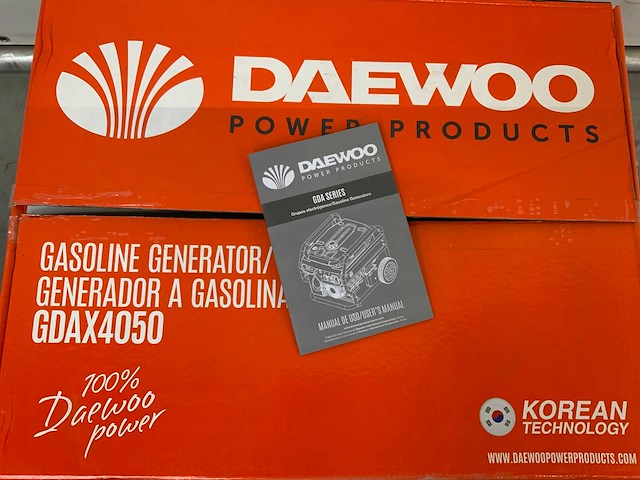 Daewoo - 2026 - gdax4050 - stroomgenerator - afbeelding 2 van  12