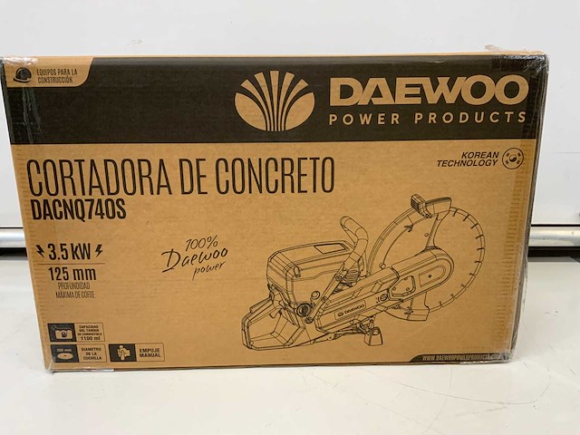 Daewoo - dacnq740s - betonzaag - 2025 - afbeelding 2 van  3