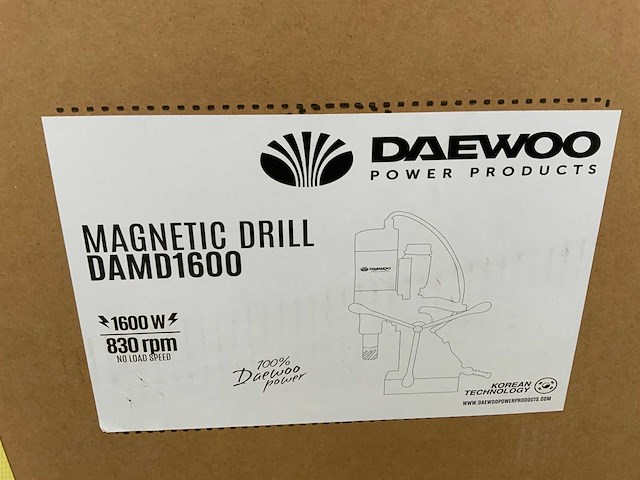 Daewoo - damd 1600 - magnetische boormachine - afbeelding 1 van  3
