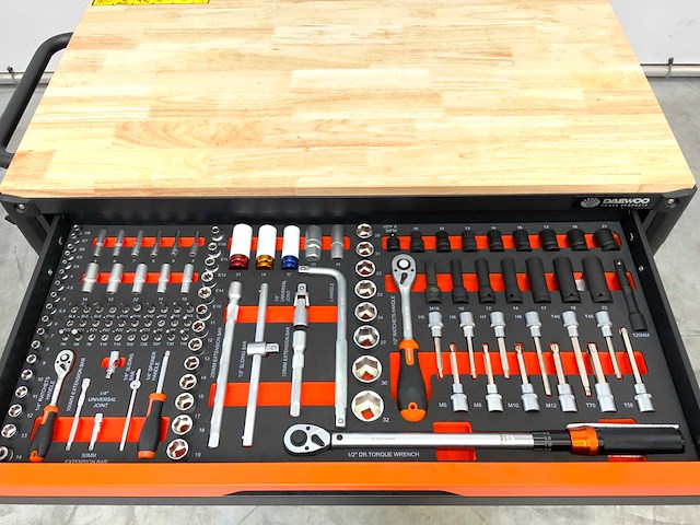 Daewoo - damws267 - 267 delig - gereedschapswagen - afbeelding 18 van  29
