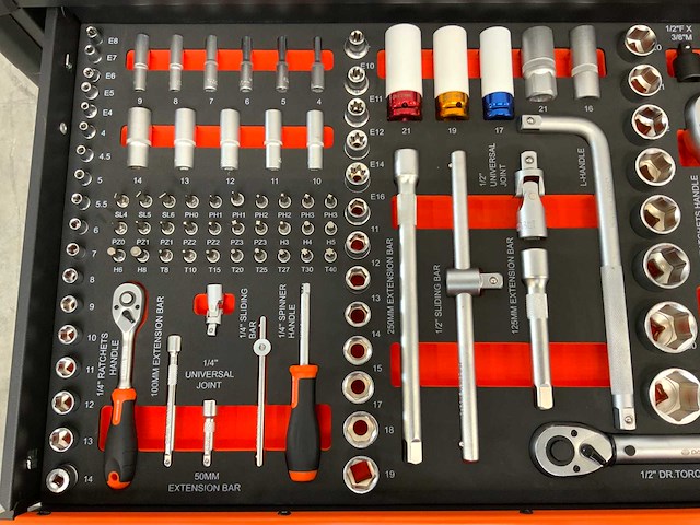 Daewoo - damws267 - 267 delig - gereedschapswagen - afbeelding 8 van  8