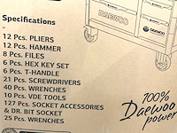 Daewoo - damws267 - 267 delig - gereedschapswagen - afbeelding 17 van  17