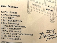 Daewoo - damws267 - 267 delig - gereedschapswagen - afbeelding 14 van  29