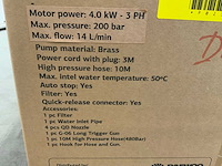Daewoo - daw4000e-3 - hogedrukreiniger 4000w 200bar - afbeelding 12 van  12