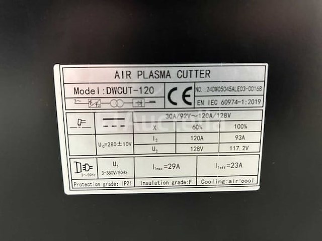 Daewoo - dwcut120 - plasmasnijmachine - afbeelding 6 van  15