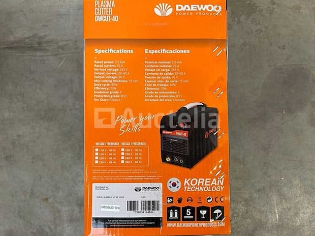 Daewoo - dwcut40 - plasmasnijmachine - afbeelding 9 van  9