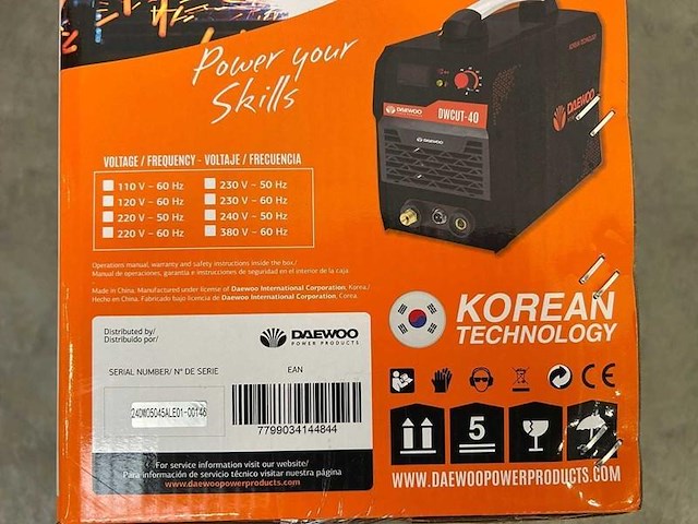 Daewoo - dwcut40 - plasmasnijmachine - afbeelding 2 van  10