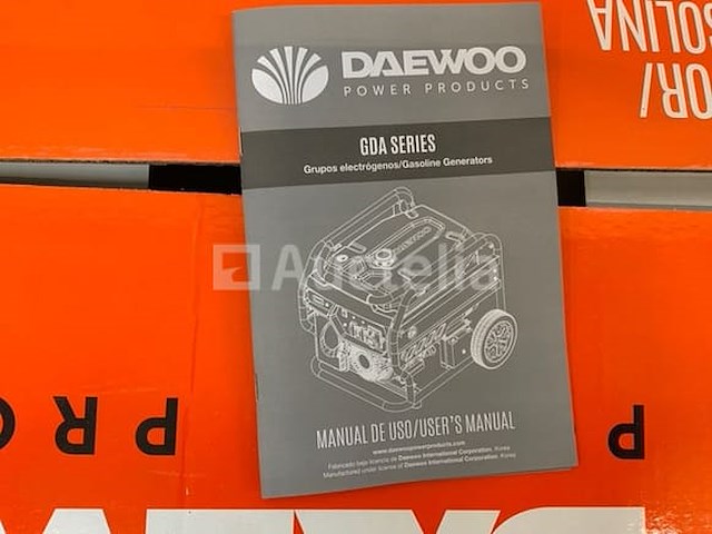 Daewoo - gdax9250e - benzine generator - afbeelding 5 van  15