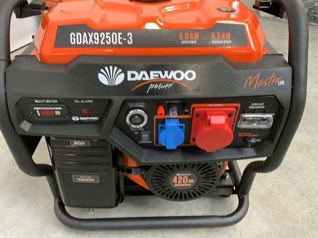 Daewoo - gdax9250e - benzine generator - afbeelding 10 van  15