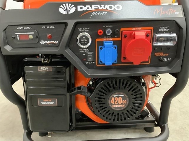 Daewoo - gdax9250e - benzine generator - afbeelding 12 van  15