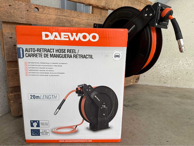 Daewoo 20 meter luchtslanghaspel - afbeelding 9 van  17