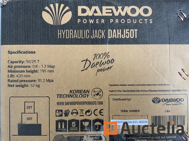 Daewoo 50t. dahj garage krik - afbeelding 1 van  11