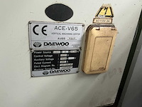 Daewoo ace-v65 cnc verticaal bewerkingscentra - afbeelding 9 van  9