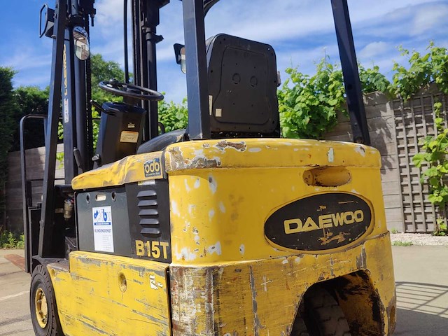 Daewoo b15t vorkheftruck electrisch - 1500kg - functioneel - afbeelding 4 van  22