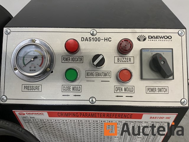 Daewoo da5100-hc hydraulische slangenpers - afbeelding 6 van  13