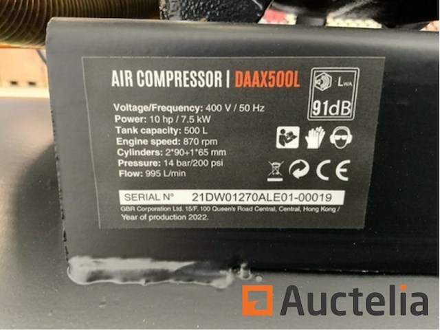Daewoo daax500l luchtcompressor - afbeelding 2 van  20