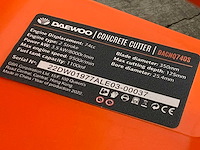 Daewoo dacnq740s betonzaag / motorslijper - afbeelding 2 van  3
