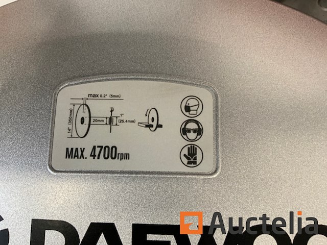 Daewoo dacnq740s betonzaag - afbeelding 8 van  12