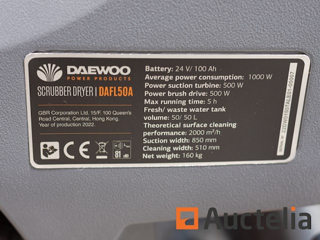 Daewoo dafl50a schrobmachine - afbeelding 3 van  17