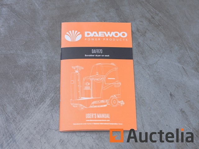 Daewoo dafr70 zit-schrobmachine - afbeelding 12 van  19