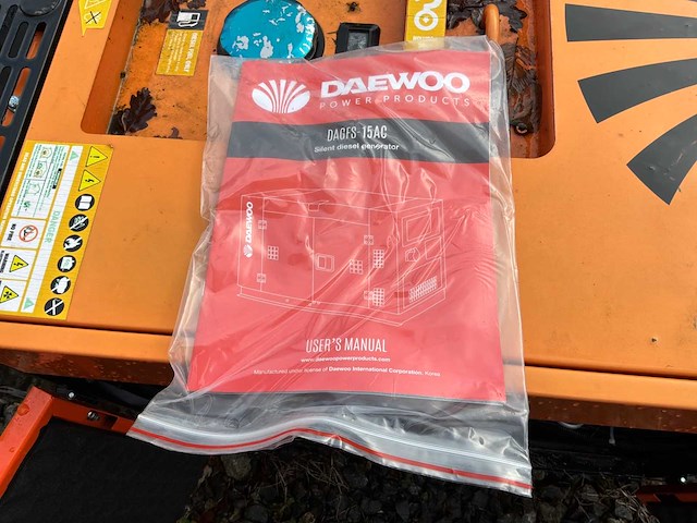 Daewoo dagfs15ac generatorset - afbeelding 7 van  18