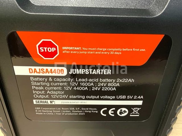 Daewoo dajsa4400 jump starter - afbeelding 8 van  9
