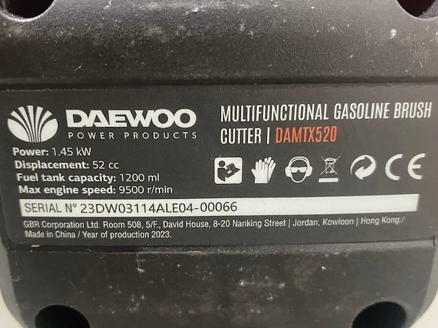 Daewoo damtx520 4-in-1 benzine bosmaaier - afbeelding 5 van  13