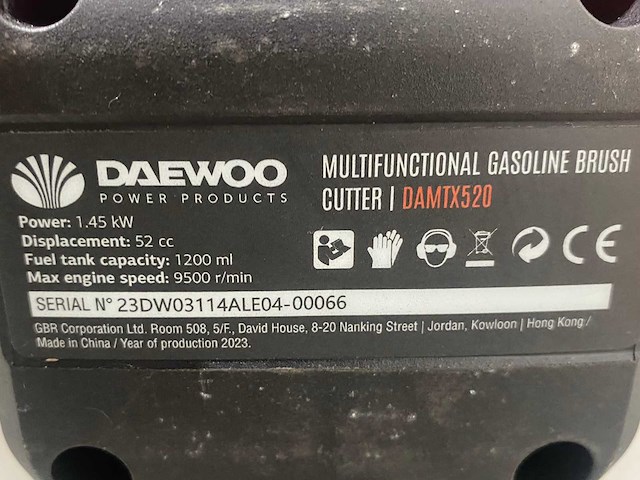 Daewoo damtx520 4-in-1 benzine bosmaaier - afbeelding 3 van  8