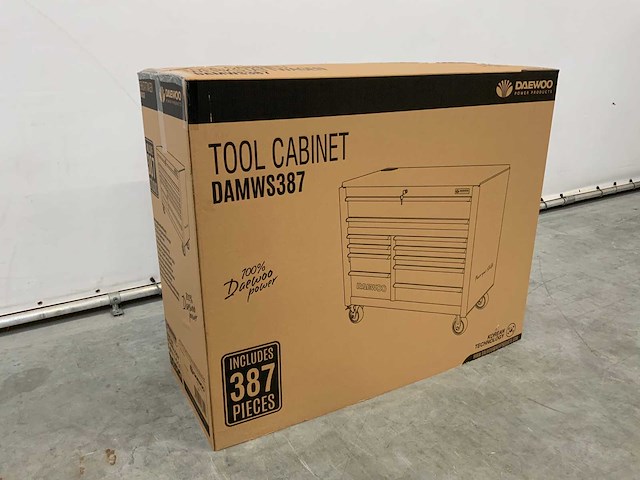 Daewoo damw387 gereedschapswagen 387-delig - afbeelding 14 van  26