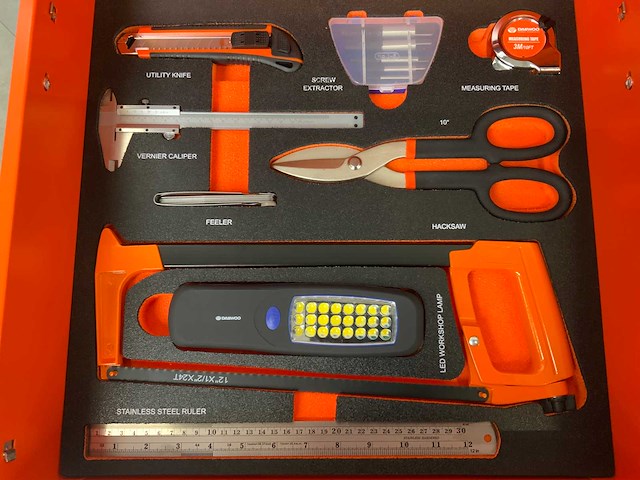 Daewoo damw387 gereedschapswagen 387-delig - afbeelding 8 van  24