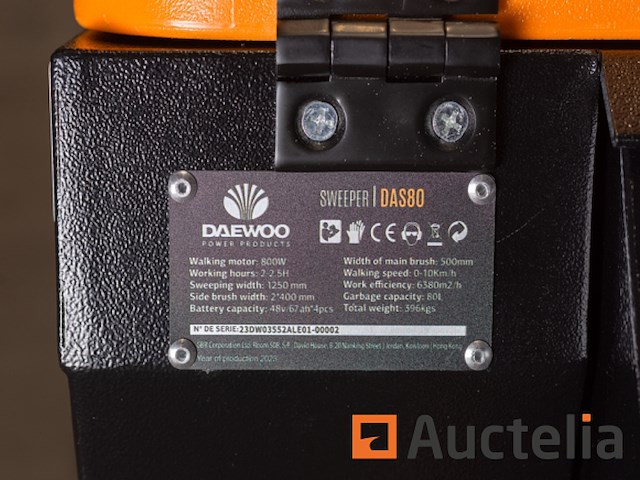 Daewoo das80 veegmachine veegmachine - afbeelding 9 van  14