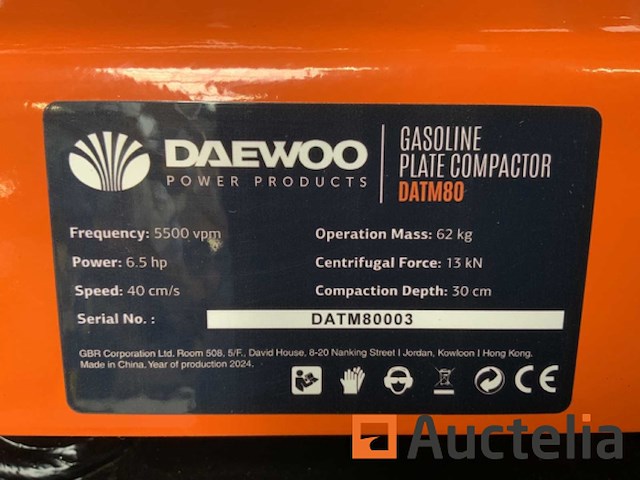 Daewoo datm80 trilplaat compact - afbeelding 6 van  9