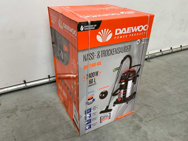 Daewoo davc2400-60l industriële nat- droogstofzuiger - afbeelding 6 van  14