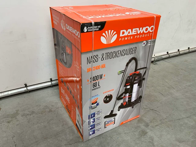 Daewoo davc2400-60l industriële nat- droogstofzuiger - afbeelding 6 van  14