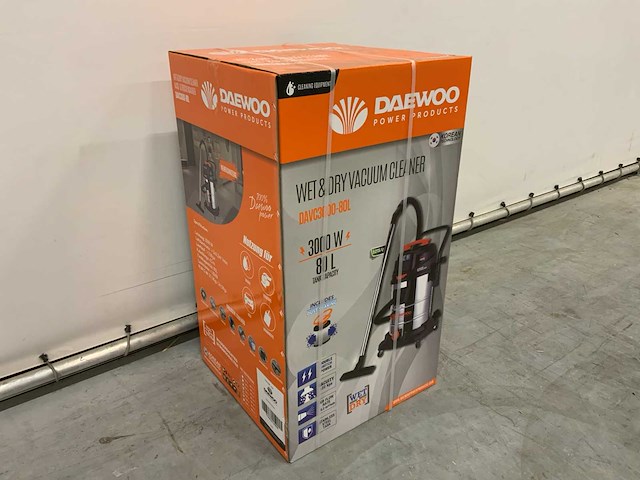 Daewoo davc3000-80l industriële nat- droogstofzuiger - afbeelding 5 van  15