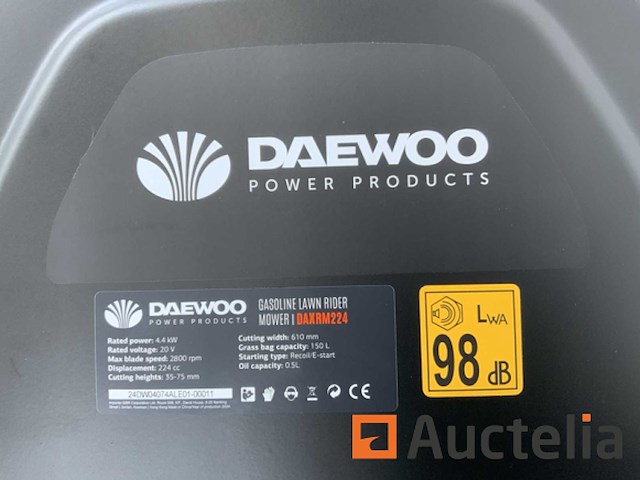 Daewoo daxrm224 zitmaaier - afbeelding 19 van  20