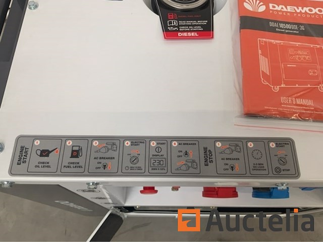 Daewoo ddae10500dse-3g diesel generator - afbeelding 3 van  14