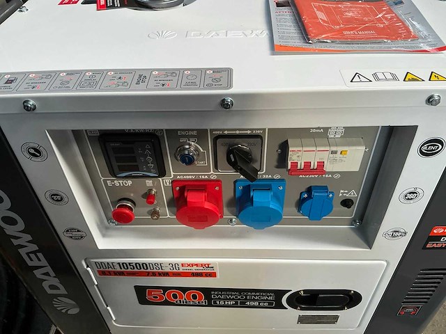 Daewoo ddae10500dse-3g stroomgenerator - afbeelding 10 van  11