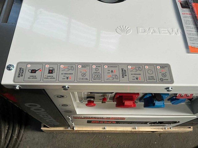 Daewoo ddae10500dse-3g stroomgenerator - afbeelding 8 van  10