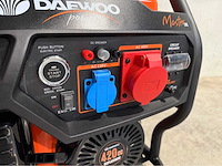 Daewoo gdax9250e-3 benzine stroomgenerator - afbeelding 2 van  3
