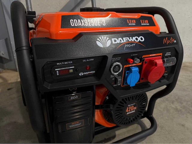Daewoo gdax9250e-3 benzine stroomgenerator - afbeelding 10 van  13
