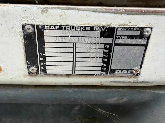 Daf 1155 vrachtwagen - kieper - afbeelding 5 van  14