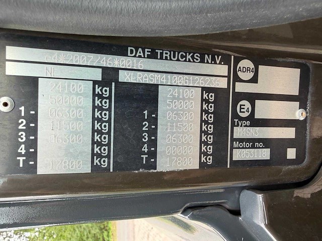 Daf 2016 cf 440 far vrachtwagen - afbeelding 13 van  23