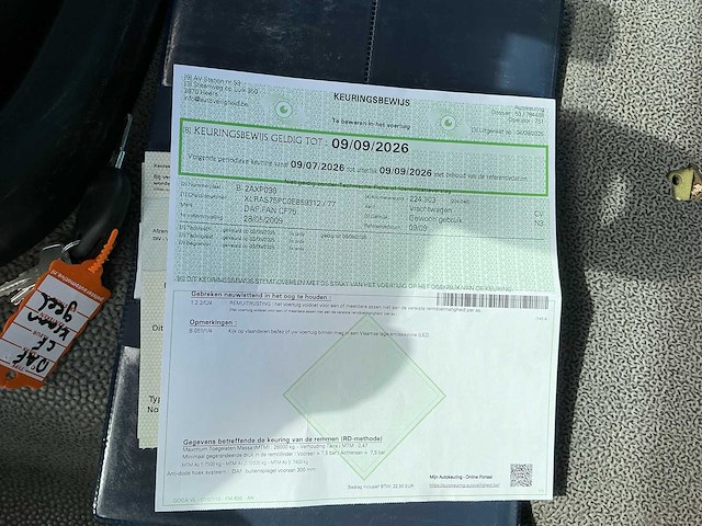 Daf cf 2009 kraanwagen met palfinger pk16502 - afbeelding 14 van  25